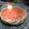 El cooksnap de Mara Rojas cuando hizo Torta Banana Split.