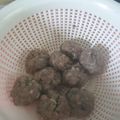 Cooksnap dari My Husband Wife untuk resep Mpasi Bakso pentol daging
