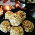 Sheela Biswas 's cooksnap of when they made মুড়ির মোয়া (Murir moa recipe in Bengali).