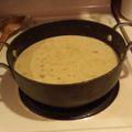 candy.bonneville's cooksnap of when they made Creamy New England Clam Chowder.