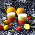 کوک اسنپ علی بعد از امتحان کردن اسموتی دو رنگ‌(ملون🍈و توت فرنگی🍓)🍹🍸.