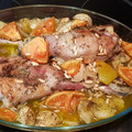 El cooksnap de Israel Peña cuando hizo Asado de cordero lechal.