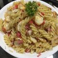 Blanche Uy's cooksnap of when they made Budget Seafood Pasta.