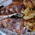 El cooksnap de Javier Alcántara Ojeda cuando hizo Costillas de cerdo al horno con patatas y cebolla.