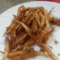 Cooksnap Hani semasa beliau membuat Bunga Jantung Pisang Krispi.