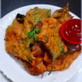 Pradnya Khadpekar's cooksnap of when they made Crispy palak pakora (crispy spinach fritters).