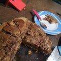 El cooksnap de Zaira Acosta cuando hizo Bizcochuelo Marmolado sin Huevo.