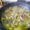 El cooksnap de Inmaculada Piu Piu cuando hizo Alcachofas en salsa.