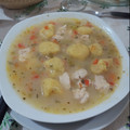 El cooksnap de locoivan978 cuando hizo Vori Vori o Bori Bori  de Pollo /Caldo de Pollo Recetas Tradicionales de Paraguay🇵🇾.