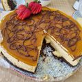 El cooksnap de Sasha Caamaño cuando hizo Cheesecake de Mango.