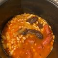 El cooksnap de Mariangeles MARTINEZ cuando hizo Fabada asturiana express en olla rápida.