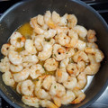 El cooksnap de Patricia Perez cuando hizo Camarones al ajillo.