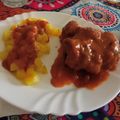 El cooksnap de Lucía Gonzalez Mulero cuando hizo Rabo de ternera / o toro en olla express.