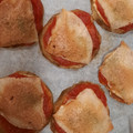El cooksnap de Merche cuando hizo Mini pizzas berenjena.