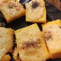 El cooksnap de Lujan Valeiras cuando hizo Polenta cuadrada al horno.