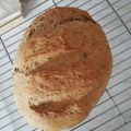 Renáta Göncző-Dutkay Cooksnap-ja, amikor elkészítette a(z) Teljes kiőrlésű kenyér receptet.