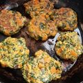 El cooksnap de Melisa Ailem Pietropaoli cuando hizo Tortitas de calabaza🎃, zanahoria🥕y acelgas🌿.