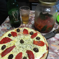 El cooksnap de Bonjo-Jafera Tía Leo cuando hizo Pizza caserita.. Súper fácil.