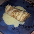 Emese Némethné Kulcsár Cooksnap-ja, amikor elkészítette a(z) Aranygaluska palacsinta vaníliaöntettel és eperrel receptet.