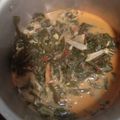 Cooksnap dari Riamelinda untuk resep Sayur Daun Singkong Kuah Santan
