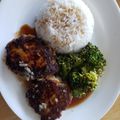 Koichi's cooksnap of when they made Chicken Breast Meatballs with Teriyaki Sauce.