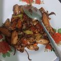 Cooksnap dari Ika Belawati untuk resep Oseng Cumi Asin saos tiram cabe Hijau