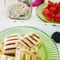 Cooksnap από Kouzinaki στη συνταγή Τορτίγια με ζαμπόν και τυρί στην τοστιέρα