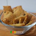 El cooksnap de Reich cuando hizo Crackers de semillas sin gluten.