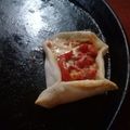 El cooksnap de Debora Zambrano cuando hizo Canastitas de caprese.
