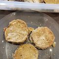 El cooksnap de Gustavo Barone cuando hizo Milanesas de berenjenas.