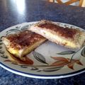 sean3172's cooksnap of when they made French Toast With Cheese Filling.
