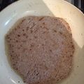 El cooksnap de Andrea Vielma cuando hizo Pan pita integral al Sartén.