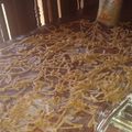 El cooksnap de Rosana Sar cuando hizo Fideos Integrales Caseros.