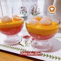 Cooksnap Mahadiah semasa beliau membuat Puding sagu laici kuah kastard.