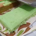 Cooksnap dari Dapur NafAmee untuk resep Bolu Lapis Pandan Keju