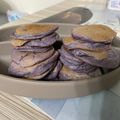 monghan yen 的 菲力廚房｜寶寶副食品/手指點心。紫心地瓜鬆餅 cooksnap