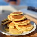 Koya Matsuno's cooksnap of when they made Fluffy fat-boy pancakes.