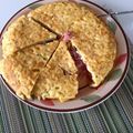 El cooksnap de ni.uman cuando hizo Tortilla de fideos rellena con tomate y muzzarella .