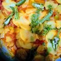 Anna Anna's cooksnap of when they made Aloo ki spicy bhujiya.