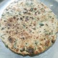 Manvi का कुकस्नैप जब उन्होंने मेथी के पराठे (methi ke parathe recipe in Hindi) बनाया था।