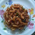 Prafulla Ramoliya's cooksnap of when they made મેક્રોની પાસ્તા (Marconi Pasta Recipe In Gujarati).