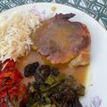 Gaia Riva's cooksnap of when they made Greek braised pork with beer, mustard and orange sauce.