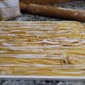 El cooksnap de María Silvina Molaheb cuando hizo Fideos caseros para dos.