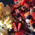El cooksnap de Belen Zavala cuando hizo Champiñones salteados con cebolla y ají.