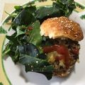 El cooksnap de Leticia Romero cuando hizo Hamburguesa picante de frijol y avena.