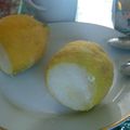 nadia24's cooksnap of when they made Sig's tangy lemon sorbet in frozen lemon shells,.