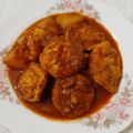 Bindi Dey's cooksnap of when they made অমলেট কারি (omlette curry recipe in Bengali in).
