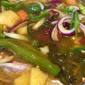 El cooksnap de TrasteandoConmigo cuando hizo Alubias pintas con acelgas y sofritada de hojas de acelgas.