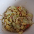 El cooksnap de Silvia Rivas cuando hizo Ensalada campera.