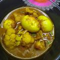 Sweta Sarkar's cooksnap of when they made ফুলকপি দিয়ে ডিমের কাড়ি(fulkopi diye dimer curry recipe in bengali.